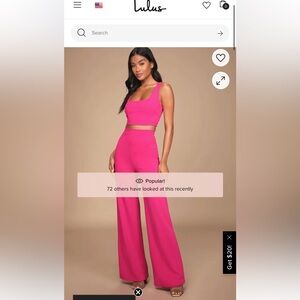 Women's Pink Jumpsuit